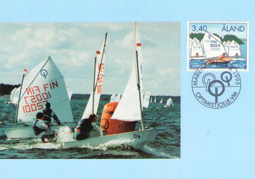 Aland, sailing optimist dinghies (Maximum Card)