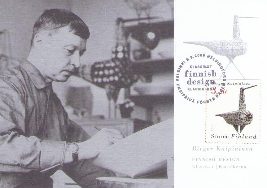 Finnish Design – Birger Kaipiainen – Bird  (Maximum Card)