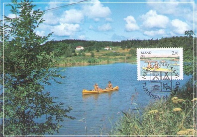 Aland, Tourism, rowboat (Maximum Card)