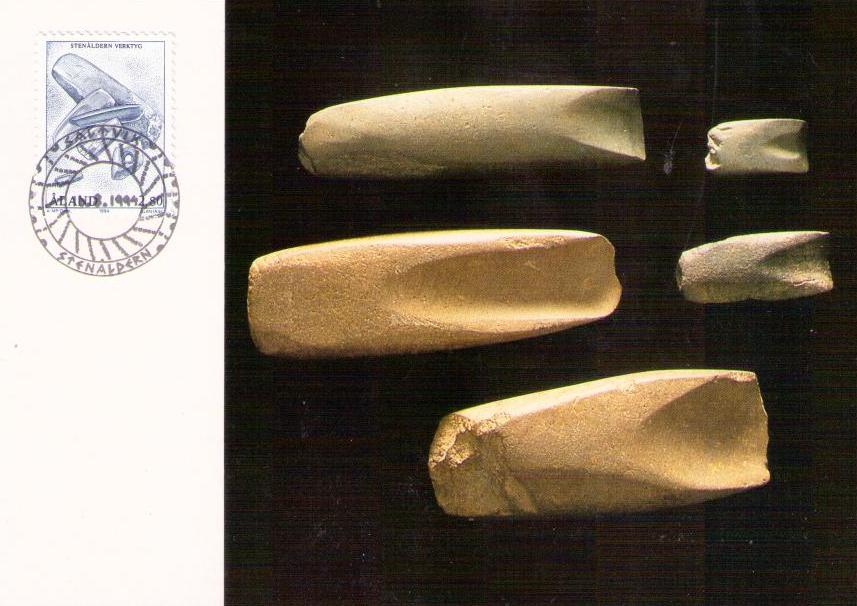 Aland, Stone Age tools (Maximum Card)