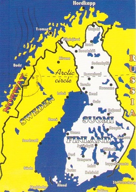 Map of Finland+