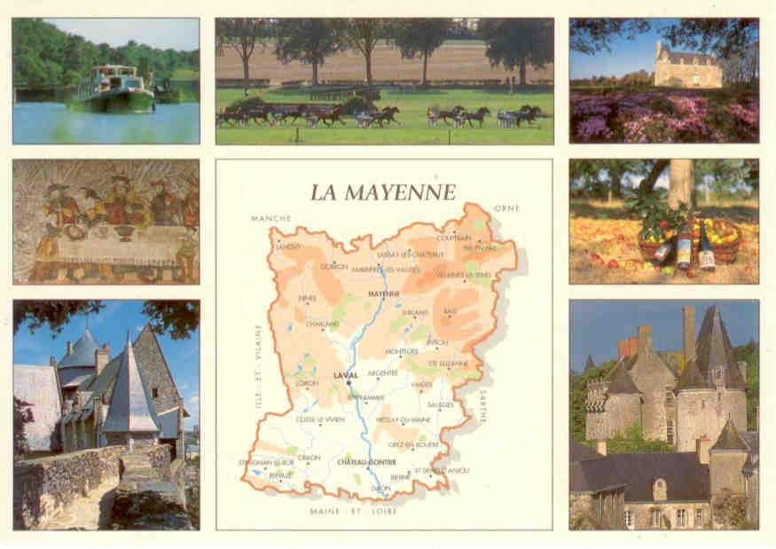 La Mayenne, multiple views