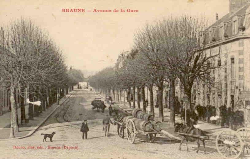 Beaune, Avenue de la Gare