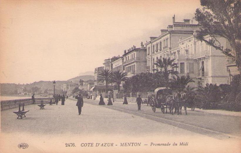 Cote D’Azur – Menton – Promenade du Midi