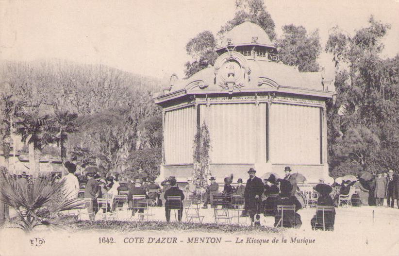 Cote D’Azur – Menton – Le Kiosque de la Musique