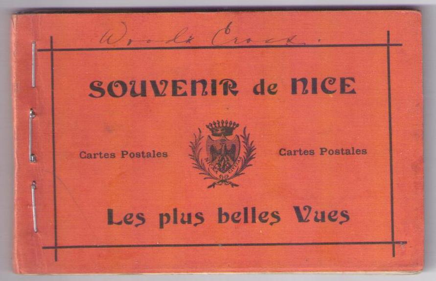 Souvenir de Nice (folio of 17+1) – cover