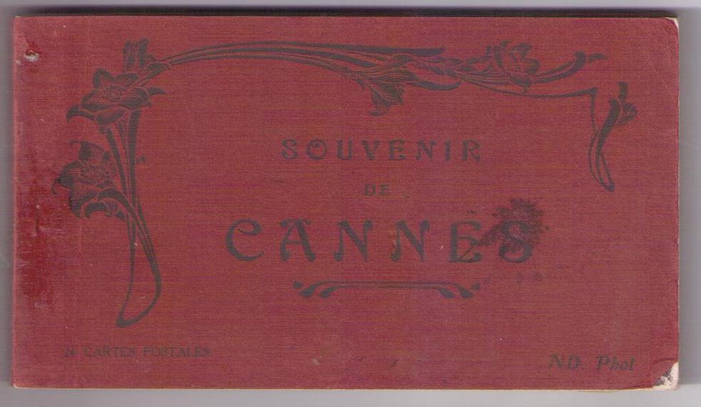Souvenir de Cannes: 24 cartes postales (folio)