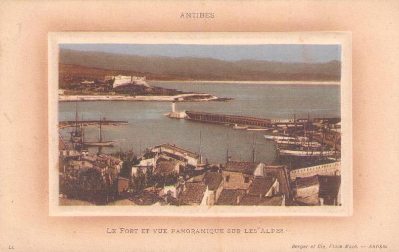 Antibes, Le Fort et Vue Panoramique sur les Alpes