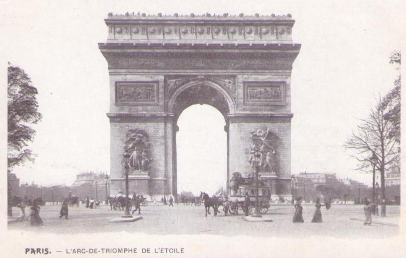 Paris, L’Arc-de-Triomphe de l’Etoile