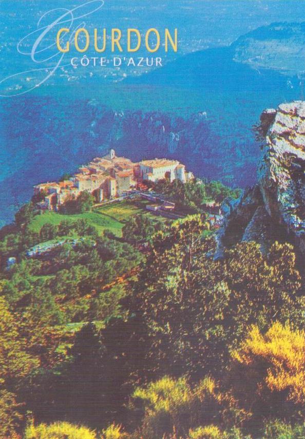 Gourdon, aerial view