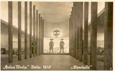 Berlin 1935, Grune Woche, Ehrenhalle