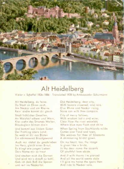 Alt Heidelberg (lyrics)