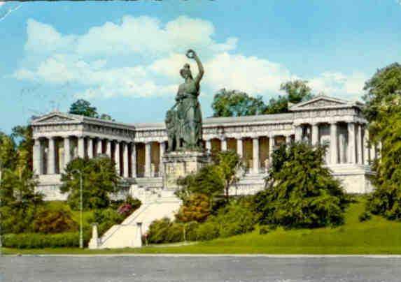 Munich, The Bavaria and temple of glory