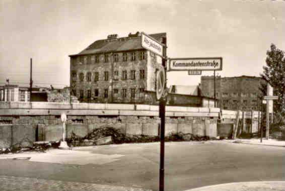 Berlin, Mauer an der Kommandantenstrasse