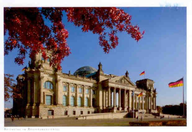 Berlin, Reichstag im Regierungsviertel