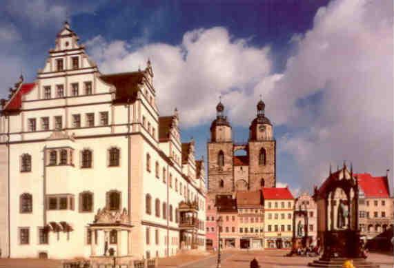Wittenberg, Market and St. Mary’s Church