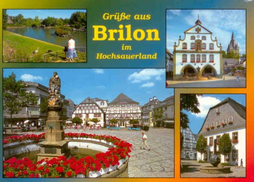 Grusse aus Brilon im Hochsauerland, multiple views