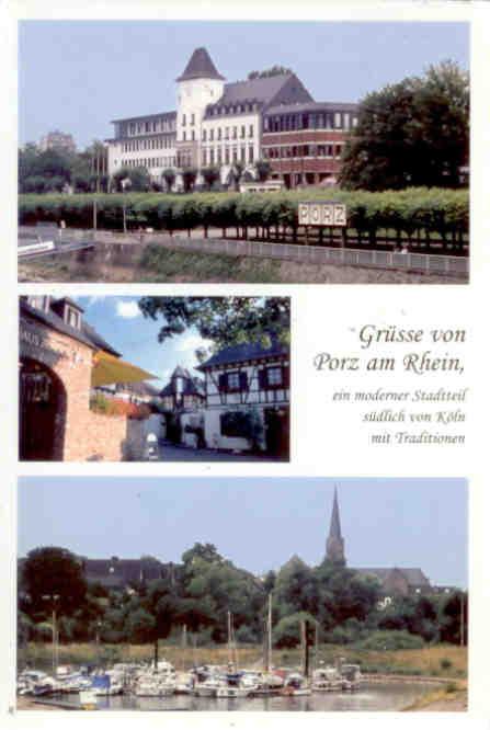 Grusse von Porz am Rhein (Cologne)