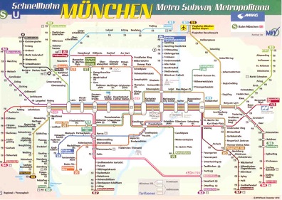 Munich Metro map