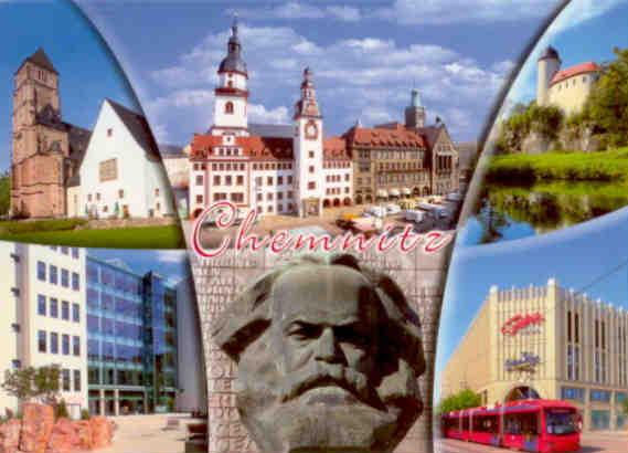 Chemnitz in Sachsen, multiple views