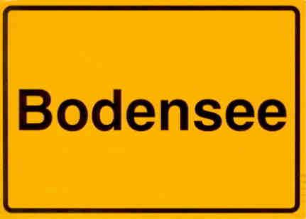 Bodensee, city sign