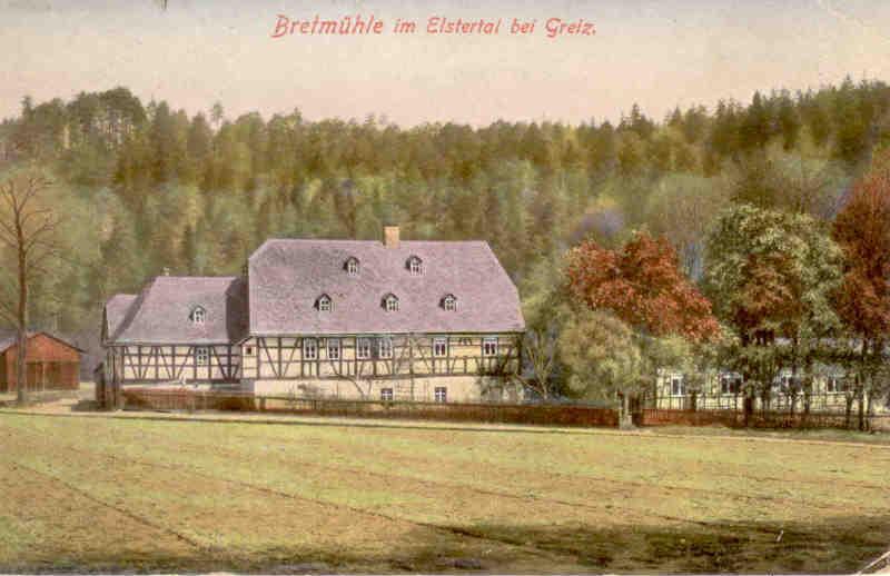 Bretmühle im Elstertal bei Greiz