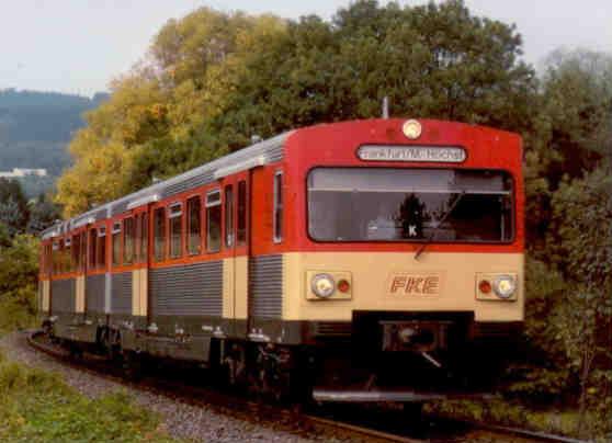 Frankfurt-Konigsteiner Eisenbahn (FKE) diesel-electric rail car