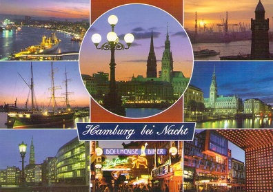 Greetings from Hamburg by Night