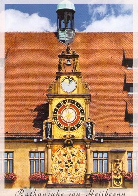 Heilbronn, Townhall and clock