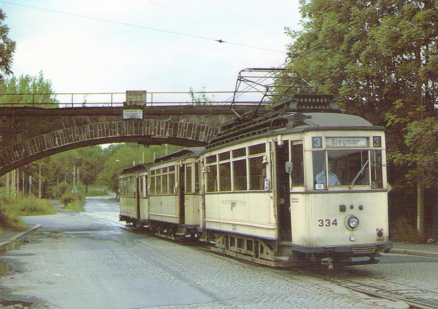 CVAG, electric narrow-gauge tramcar no. 334