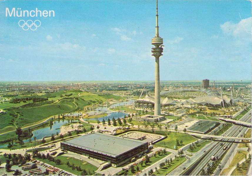 München – Olympic Park with Olympic Tower