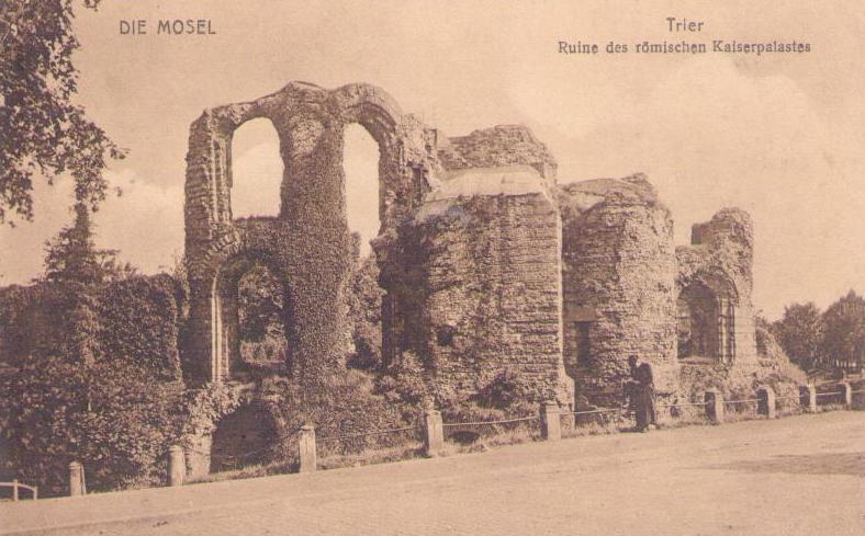 Die Mosel, Trier, Ruins