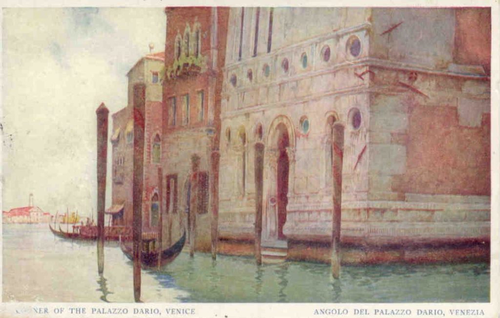 Venice, Corner of the Palazzo Dario