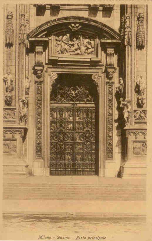 Milano – Duomo – Porta principale