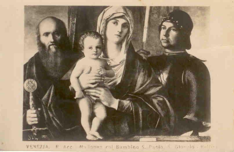 Venezia, R. Acc., Madonna col Bambino S. Paolo, S. Giorgio – Ballini