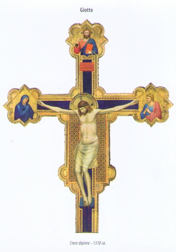 Firenze, Chiesa di Ognissanti, Croce dipinta