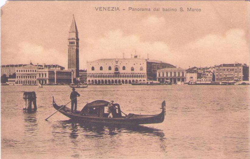 Venezia – Panorama dal bacino S. Marco