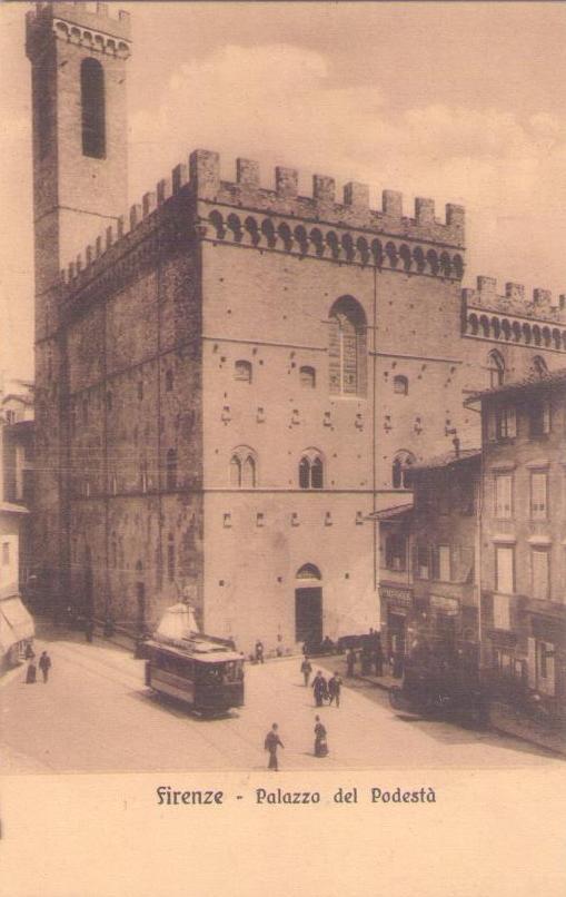 Firenze – Palazzo del Podesta