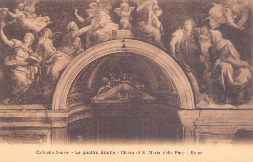 Roma – Raffaello Sanzio – Le quattro Sibille – Chiesa di S. Maria della Pace