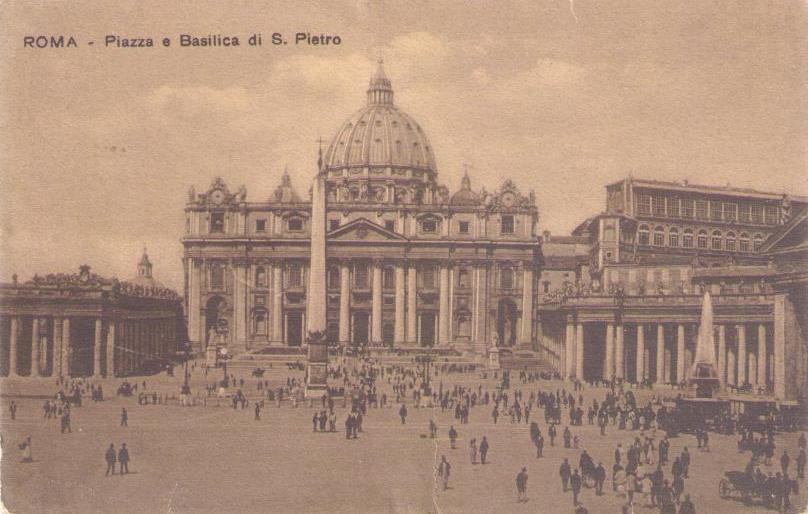 Roma – Piazza e Basilica di S. Pietro