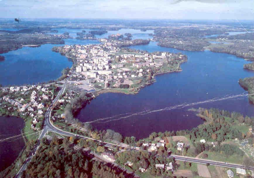 Trakai, lakes surrounding the town