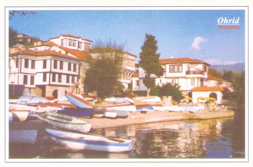 Ohrid, boats