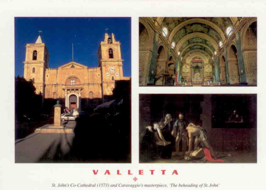 Valetta, St. John’s Co-Cathedral and Caravaggio “The beheading of St. John”