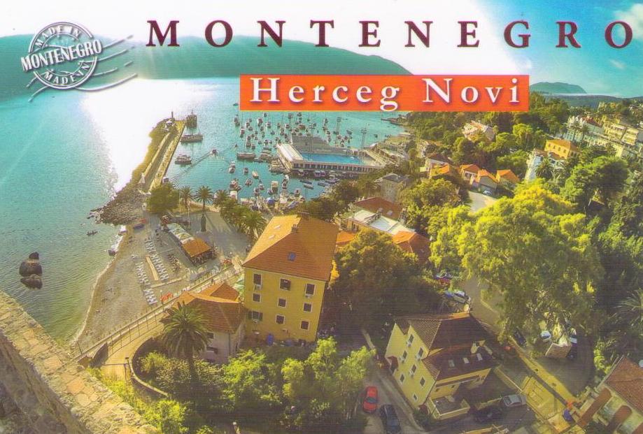 Herceg Novi, aerial view