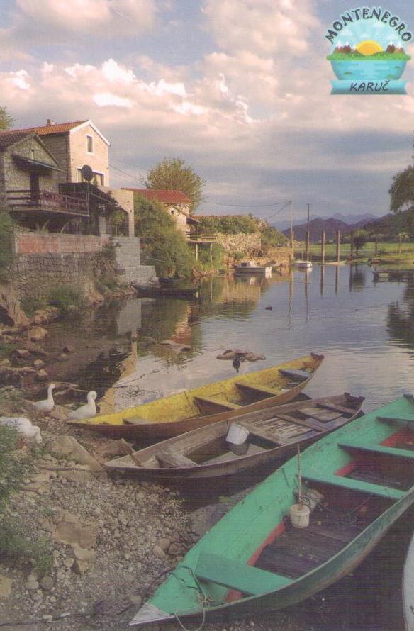 Karuč, boats