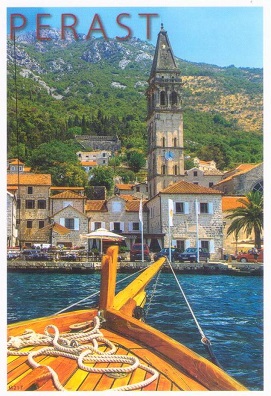Perast, from the boat
