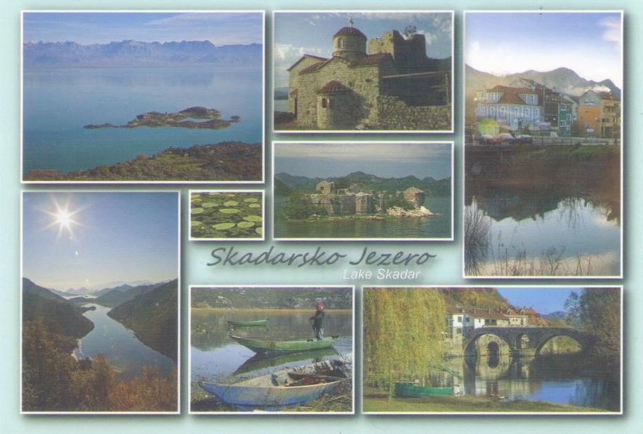 Skadarsko Jezero (Lake Skadar), multiple views