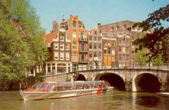 Amsterdam, Singel with Torensluis Bridge