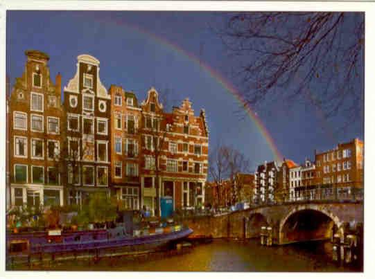 Amsterdam, rainbow