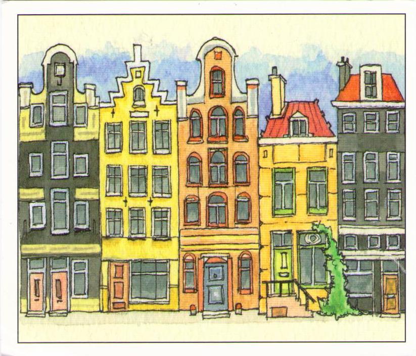 Amsterdam, row houses